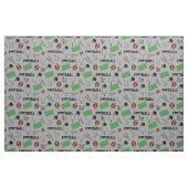 Fußball Spaß auf leicht grau Stoff (Fat Quarter (45,7 x 55,9 cm))