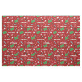 Fußball Spaß auf Rot Stoff (Fat Quarter (45,7 x 55,9 cm))