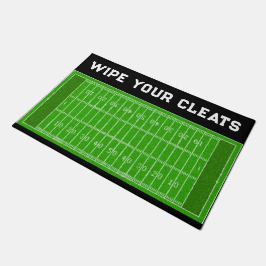 Fußball-Spaß Fußmatte (Schrägansicht)