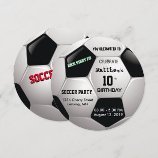 Fußball Spaß ⚽ Geburtstag Episches Party Einladung