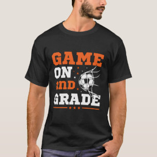 Fußball-Spiel auf 2. Stufe zurück zum Niedlichen S T-Shirt