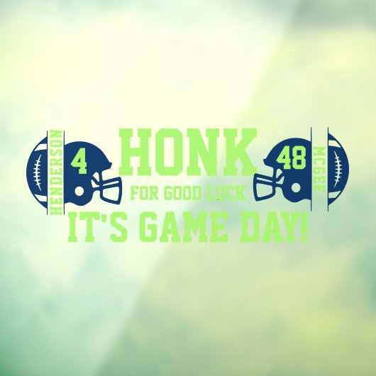 Fußball Spiel Day Back Window Clubing for SUV Fensteraufkleber (Blatt 3)