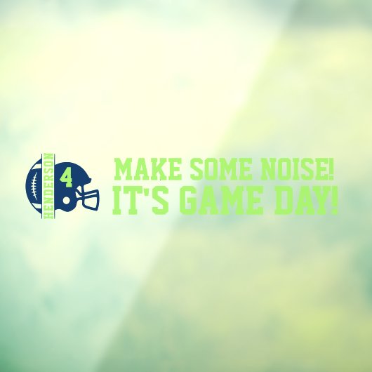 Fußball Spiel Day Back Window Clubing for SUV Fensteraufkleber (Blatt 3)