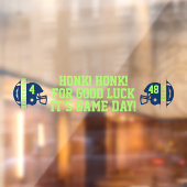 Fußball Spiel Day Back Window Clubing for SUV Fensteraufkleber (Blatt 2)