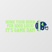 Fußball Spiel Day Back Window Clubing for SUV Fensteraufkleber (Blatt)