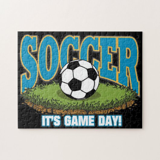 Fußball-Spiel-Tag Puzzle (Horizontal)