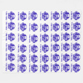 Fußball-Spiel-Tag Throw Blanket Fleecedecke (Vorderseite (Horizontal))