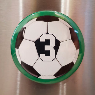 Fußball-Spieler benutzerdefinierte Jersey-Nummer/I Magnet