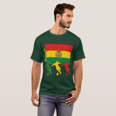 Fußball-Spieler - Bolivien T-Shirt (Vorne ganz)