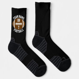 Fußball Spieler Custom Team und Spielername Sport Socken