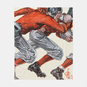 Fußball-Spieler Fleecedecke