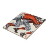 Fußball-Spieler Fliese (Seite)