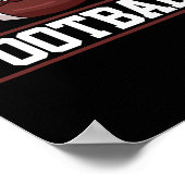 Fußball-Spieler-Geschenk Poster (Ecke)