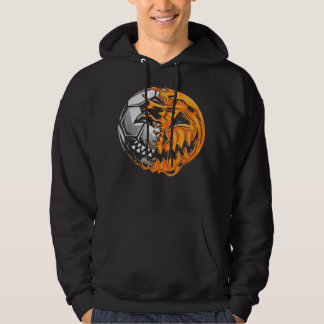 Fußball-Spieler Halloween Pumpkin Skeleton Galeons Hoodie