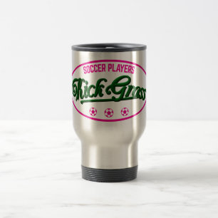 Fußball-Spieler Kickgrass Reisebecher