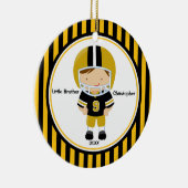 Fußball-Spieler-kleiner Keramik Ornament (Rechts)