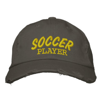 Fußball-Spieler mit individueller bestickter Hülle Bestickte Baseballkappe