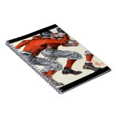 Fußball-Spieler Notizblock (Rechte Seite)