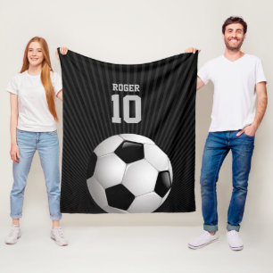 Fußball-Spieler Personalizable Fußball-  Fleecedecke
