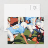 Fußball-Spieler Postkarte (Vorne/Hinten)