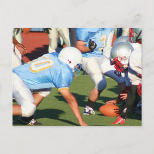 Fußball-Spieler Postkarte