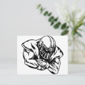 Fußball-Spieler Postkarte (Stehend Vorderseite)