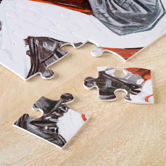 Fußball-Spieler Puzzle (Seite)