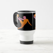 Fußball-Spieler-Reise-Tasse Reisebecher (Vorderseite Links)