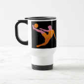 Fußball-Spieler-Reise-Tasse Reisebecher (Links)