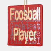 Fußball-Spieler-Sonderbeauftragter Keramikornament (Links)