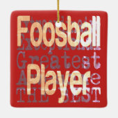 Fußball-Spieler-Sonderbeauftragter Keramikornament (Rückseite)