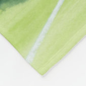 Fußball-Spieler spielen einen Ball von Jay Throckm Fleecedecke (Ecke)