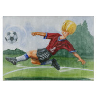 Fußball-Spieler spielen einen Ball von Jay Throckm