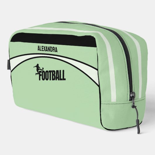 Fußball-Spieler, Team, Geburtstagsgeschenke Waschbeutel (Rechte Ecke)