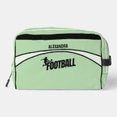 Fußball-Spieler, Team, Geburtstagsgeschenke Waschbeutel (Rückseite)