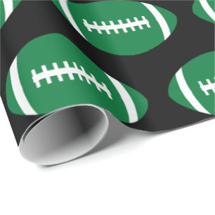 Fußball-Spieler-/Team-Party-Grün-Fußball trägt Geschenkpapier