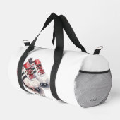 Fußball-Spieler Trainerschuhe realistische Initial Duffle Bag (Rechte Ecke)