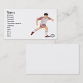 Fußball-Spieler Visitenkarte (Vorne/Hinten)