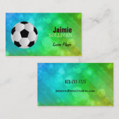 Fußball-Spieler-Visitenkarten Visitenkarte (Vorne/Hinten)
