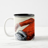 Fußball-Spieler Zweifarbige Tasse (Links)