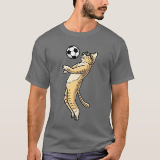 Fußball-Spielerkatze Lover Pet Kätzchen Männer Fra T-Shirt