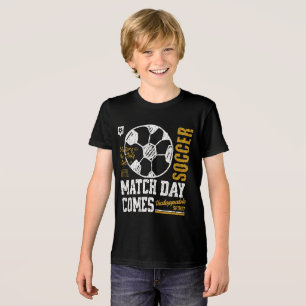 Fußball-Spielflagge Kommt Vintage-Fußball-Motivati Tri-Blend Shirt