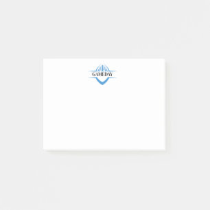 Fußball-Spielfreitag-Notizen Post-it Klebezettel