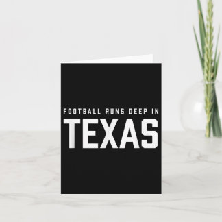 Fußball spielt in Texas tief Karte