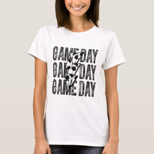 Fußball-Spieltag Blitz Soccer Mama Papa Junge T-Shirt