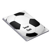 Fußball-Spiral-Notebook Notizblock (Rechte Seite)