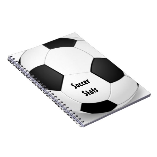 Fußball-Spiral-Notebook Notizblock (Rechte Seite)