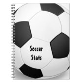 Fußball-Spiral-Notebook Notizblock (Vorderseite)