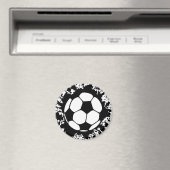 Fußball Splat. Magnet (In Situ (Geschirrspüler))