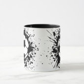Fußball Splat. Tasse (Zentrum)